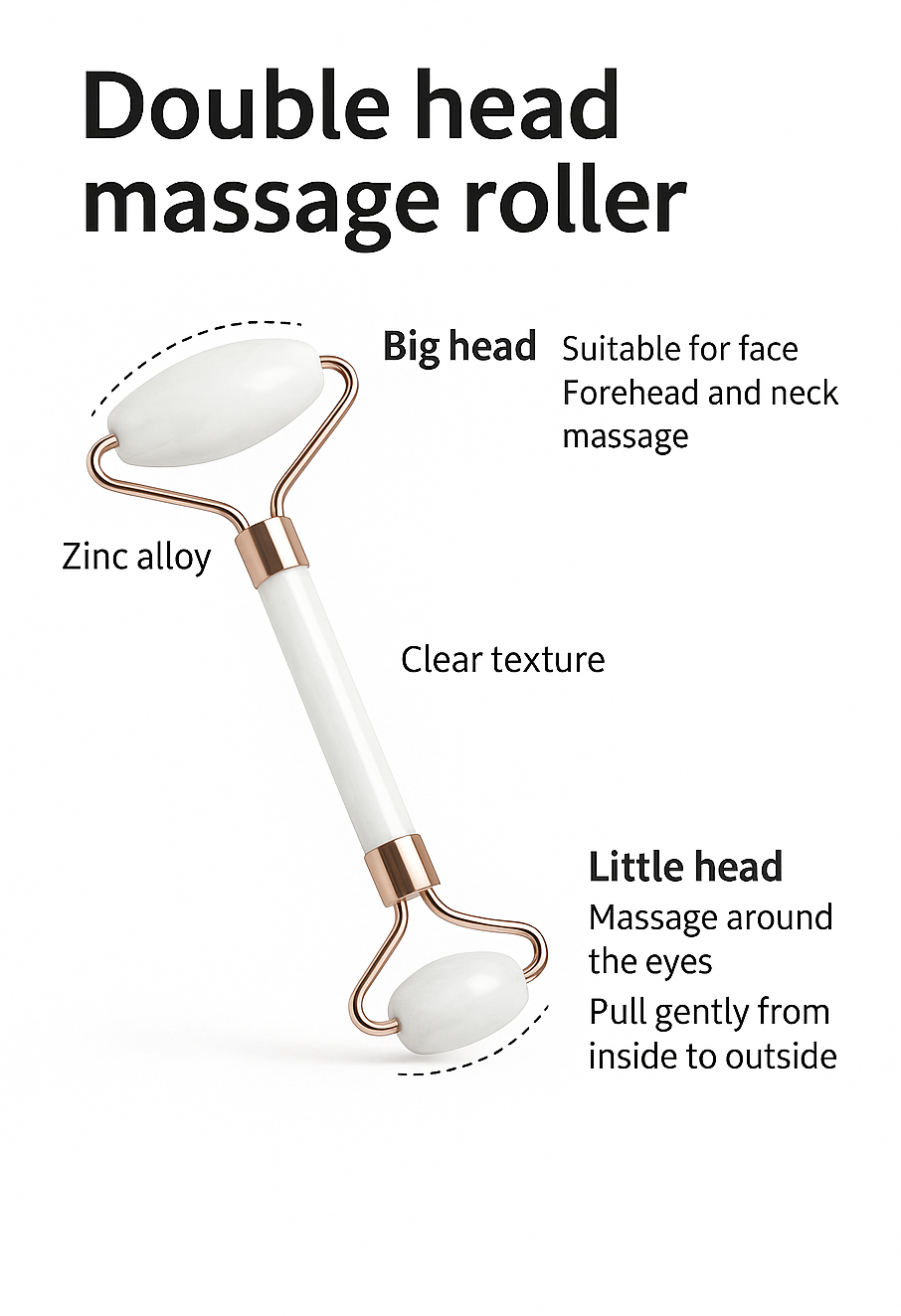 GlacierGlow Jade Facial Roller & Gua Sha Set