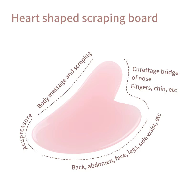 Roller & Gua Sha, Face Roller, Facial Roller Skin Care Tools Massager Resin Facial Massage for Face, Eyes, Neck, Body